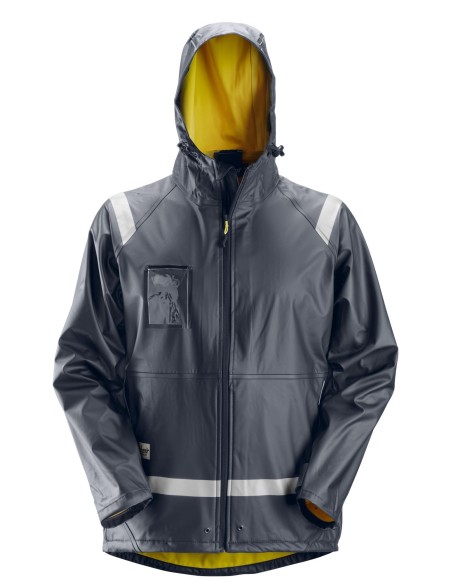 8200 Chaqueta Impermeable PU Azul marino