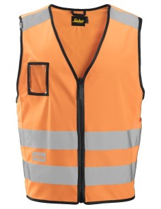9153 Chaleco de alta Visibilidad clase 2 naranja