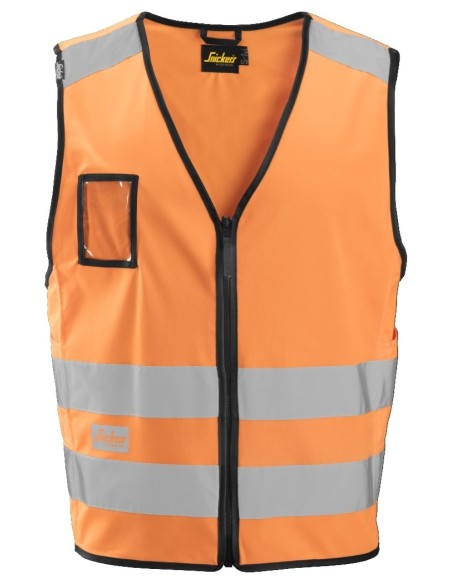 9153 Chaleco de alta Visibilidad clase 2 naranja