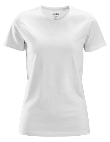 2516 Camiseta de manga corta para mujer blanco