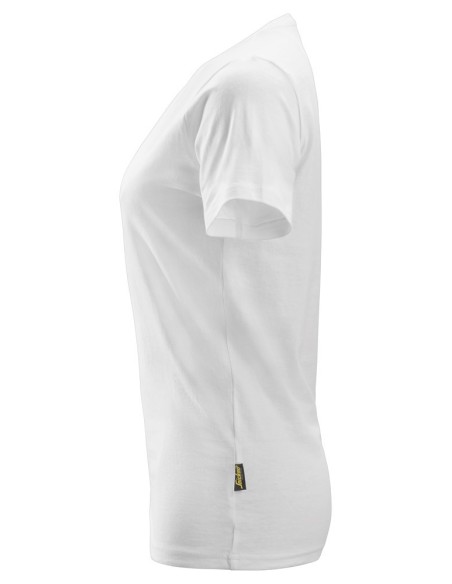 2516 Camiseta de manga corta para mujer blanco