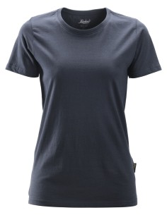 2516 Camiseta de manga corta para mujer azul marino