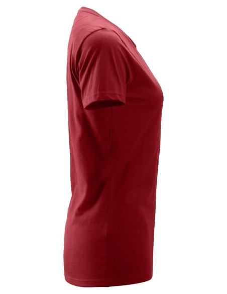 2516 Camiseta de manga corta para mujer rojo