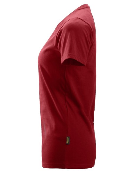 2516 Camiseta de manga corta para mujer rojo