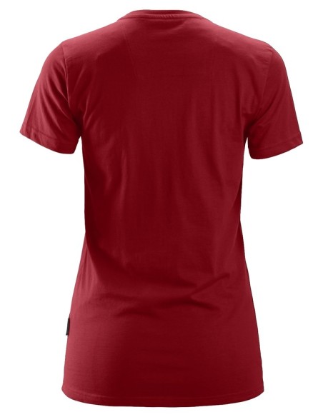 2516 Camiseta de manga corta para mujer rojo