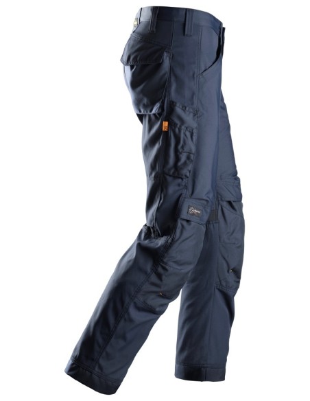 6301 Pantalones largos de trabajo AllroundWork color azul marino