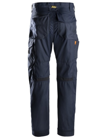 6301 Pantalones largos de trabajo AllroundWork color azul marino