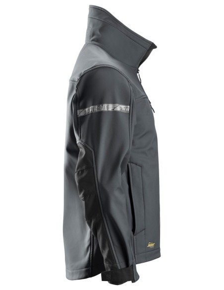 1200 Chaqueta Softshell AllroundWork gris acero/ negro