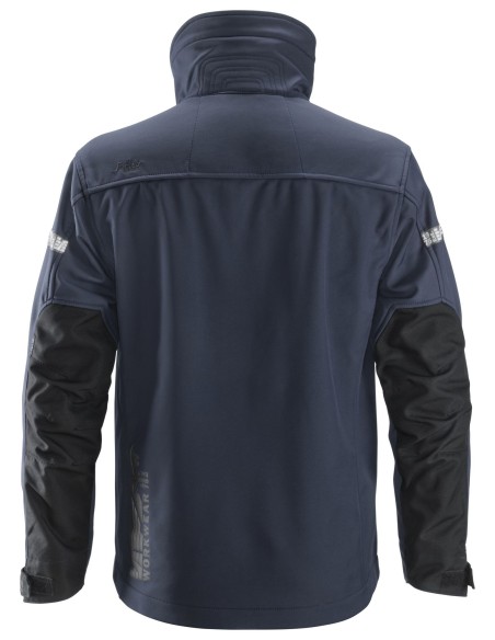 1200 Chaqueta Softshell AllroundWork azul marino/ negro
