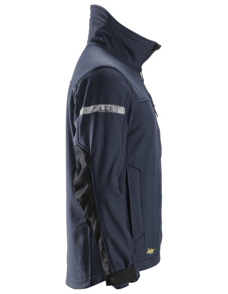 1200 Chaqueta Softshell AllroundWork azul marino/ negro