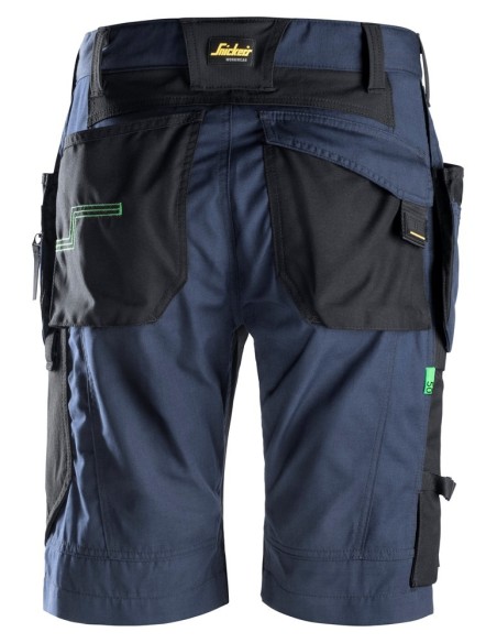 6904 Pantalones cortos de trabajo FlexiWork+ bolsillos flotantes azul marino