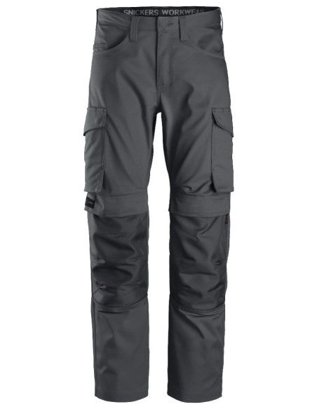 6801 Pantalon largo Servicios + Portarodilleras Gris