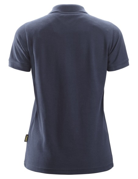 2702 Polo de manga corta para mujer azul marino