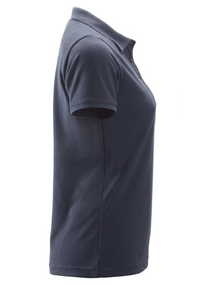 2702 Polo de manga corta para mujer azul marino