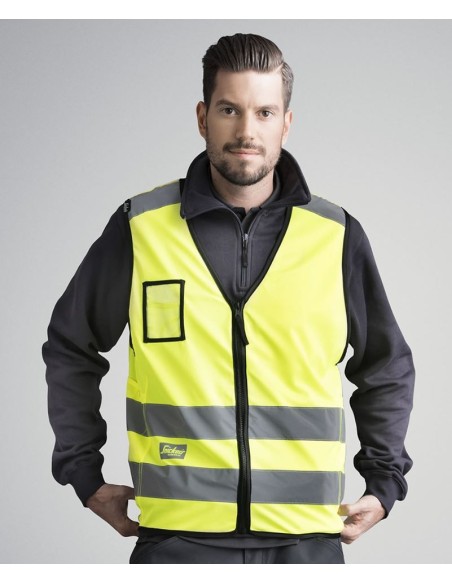 2818 Sudadera con media cremallera negra