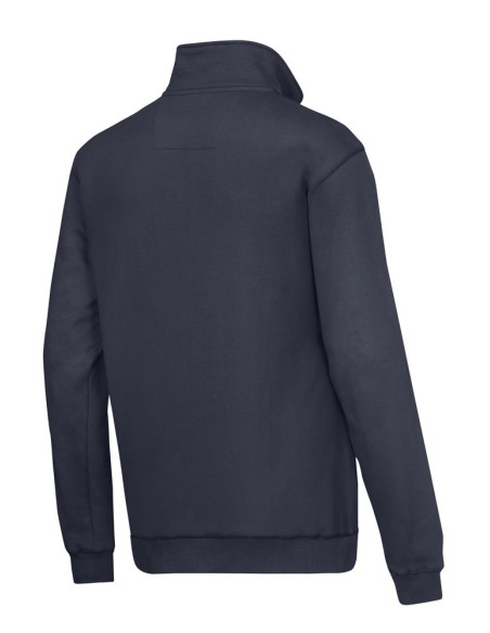 2818 Sudadera con media cremallera azul marino