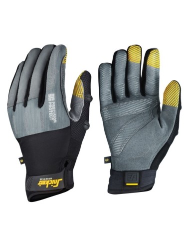 9574 Par de guantes Precision Protect Negro / Gris