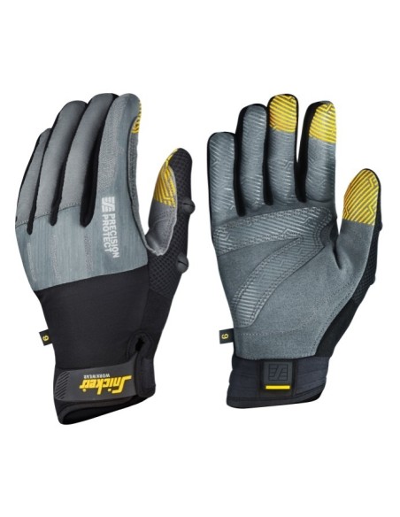 9574 Par de guantes Precision Protect Negro / Gris
