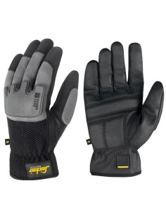 9585 Par de guantes Power Core negro y gris roca