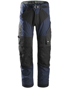 6903 Pantalones largos de trabajo FlexiWork azul marino/ negro