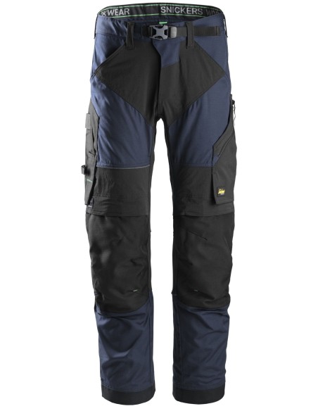 6903 Pantalones largos de trabajo FlexiWork azul marino/ negro