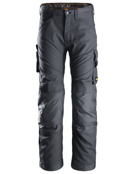 6301 Pantalones largos de trabajo AllroundWork color gris acero