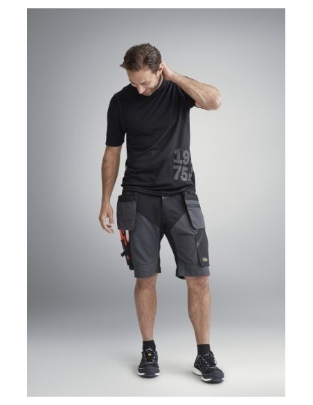2519 Camiseta de manga corta FlexiWork 37.5 Tech Negro