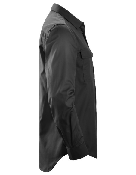 8510 Camisa Servicios manga larga Negro