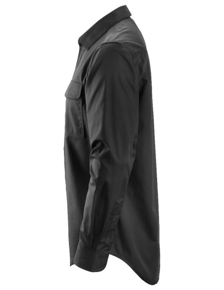 8510 Camisa Servicios manga larga Negro