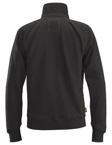 2886 Sudadera tipo chaqueta con cremallera completa negra