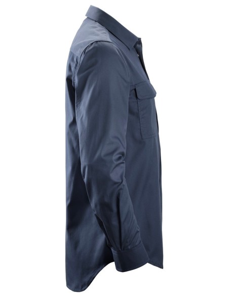 8510 Camisa Servicios manga larga Azul marino