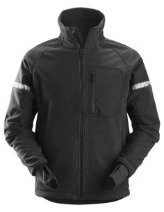 8005 Chaqueta polar cortavientos AllroundWork negra
