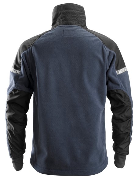 8005 Chaqueta polar cortavientos AllroundWork azul marino/ negro