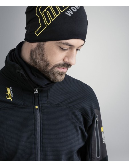 9438 Chaqueta de microforro polar Body Mapping negro