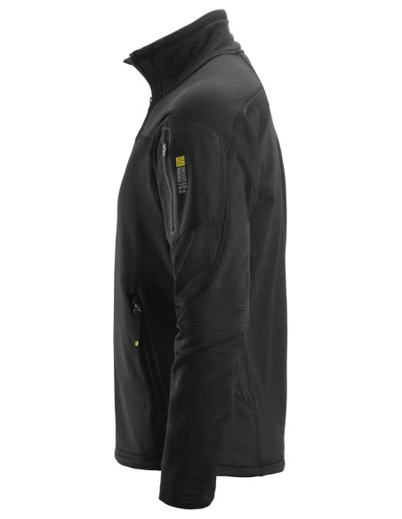 9438 Chaqueta de microforro polar Body Mapping negro