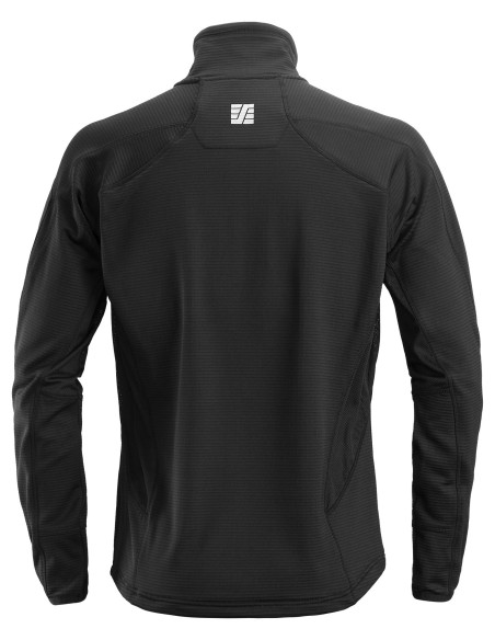 9435 Jersey Micro Fleece Body Mapping ½ Cremallera Negro