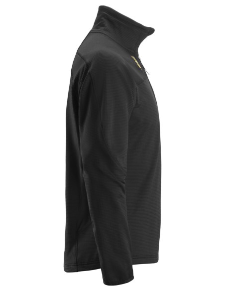 9435 Jersey Micro Fleece Body Mapping ½ Cremallera Negro