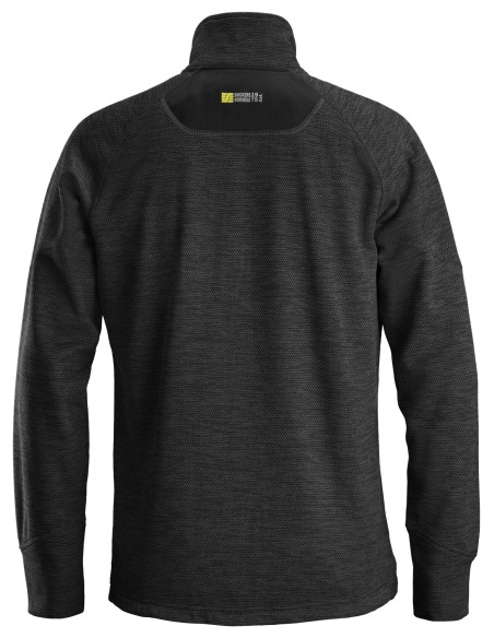 8042 Chaqueta de forro polar de malla suave FlexiWork negro