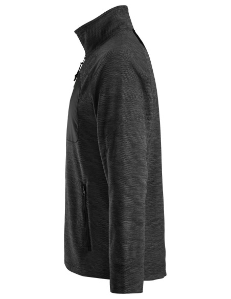 8042 Chaqueta de forro polar de malla suave FlexiWork negro