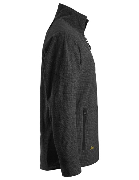 8042 Chaqueta de forro polar de malla suave FlexiWork negro