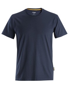 2526 Camiseta de algodon organico AllroundWork Azul marino