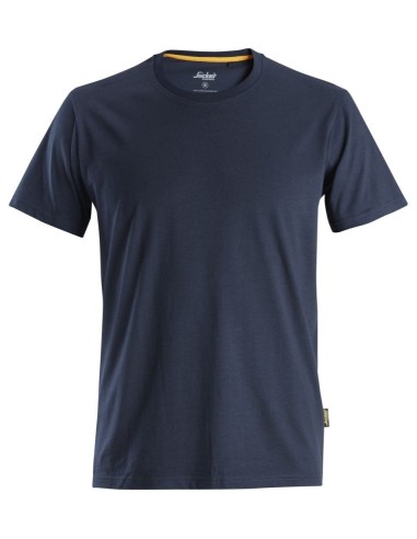 2526 Camiseta de algodon organico AllroundWork Azul marino
