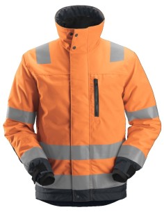1130 Chaqueta de alta visibilidad clase 3 con aislamiento 37.5 AllroundWork naranja/ gris acero