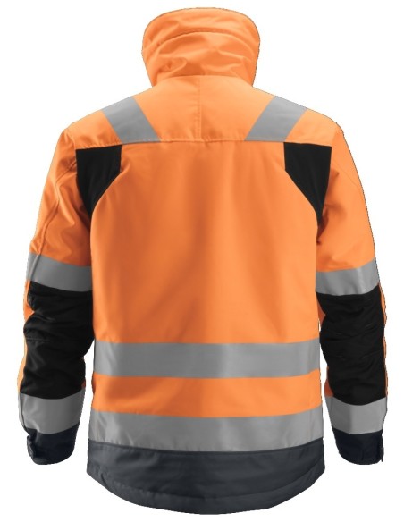 1130 Chaqueta de alta visibilidad clase 3 con aislamiento 37.5 AllroundWork naranja/ gris acero