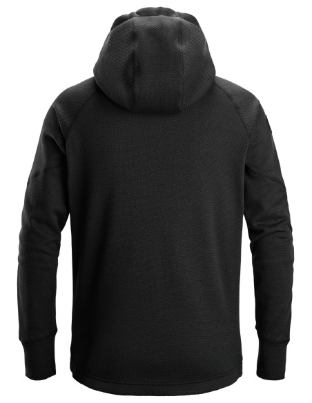 8041 Sudadera con capucha y forro polar Flexiwork negro