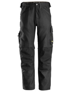 6324 Pantalones largos de trabajo elasticos AllroundWork Canvas+ color negro