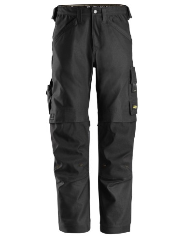 6324 Pantalones largos de trabajo elasticos AllroundWork Canvas+ color negro