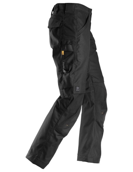 6324 Pantalones largos de trabajo elasticos AllroundWork Canvas+ color negro