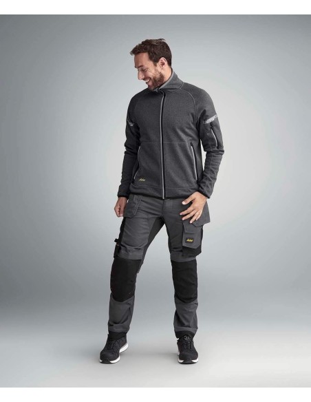 8004 Chaqueta de forro polar 37.5 AllroundWork gris acero
