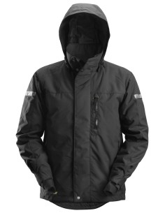 1102 Chaqueta impermeable con aislamiento AllroundWork negro